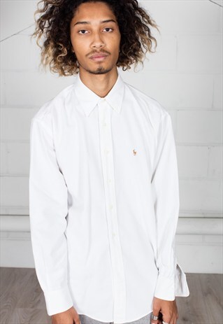 VINTAGE RALPH LAUREN OXFORD TWILL UNISEX SHIRT