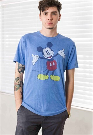 VINTAGE DISNEY T-SHIRT LOGO 90S M 5.3