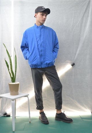 BLUE BOMBER STYLE JACKET