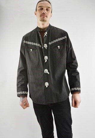 AMAZING VINTAGE 90S WESTERN MARIACHI GRANDFATHER SHIRT