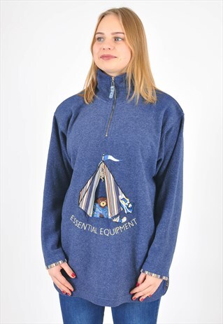 VINTAGE 90'S SWEATSHIRT IN BLUE