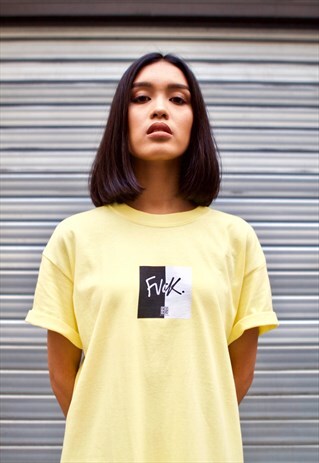 SPLIT TEE YELLOW