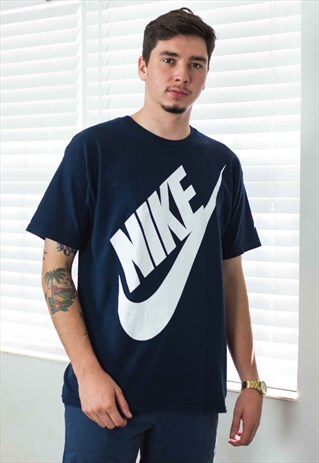 VINTAGE NIKE T-SHIRT LOGO 90S L 8.4