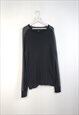 VINTAGE CALVIN KLEIN CARDIGAN ORIGIN IN BLACK M