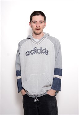 Vintage Adidas 90s Spellout Hoodie