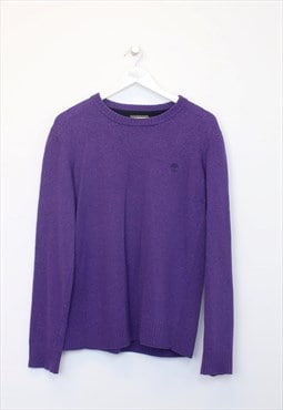 Vintage Timberland knit sweatshirt in purple. Best fits XL