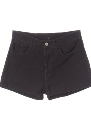 1990S ROLL HEM DENIM SHORTS - W28