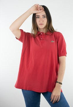 Vintage Lacoste 90s Pink Polo Shirt