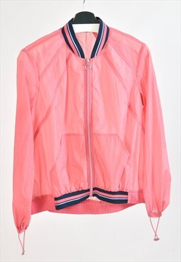 Vintage 00s lightweight bomber jacket in pink