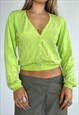 VINTAGE 90S CARDIGAN BUTTON UP TOP SWEATER JUMPER Y2K