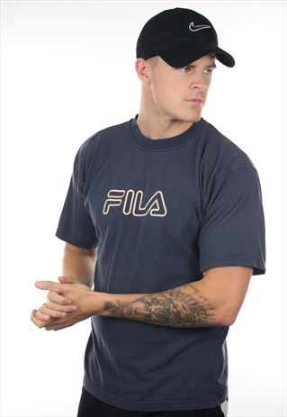 VINTAGE FILA BIG LOGO T SHIRT TEE