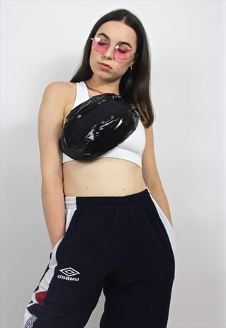 90'S RARE BLACK BUM BAG