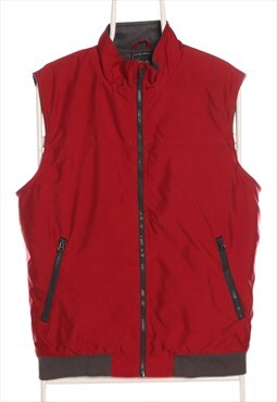 Chaps Ralph Lauren 90's Vest Sleeveless Fleece Lined Gilet L