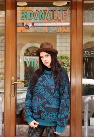 VINTAGE 90S KNITWEAR JUMPER OVERSIZE COD.10-107