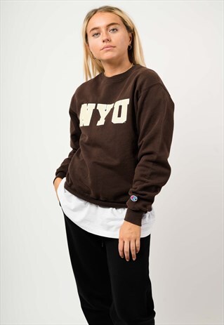 VINTAGE UNISEX CHAMPION NYU SWEATSHIRT