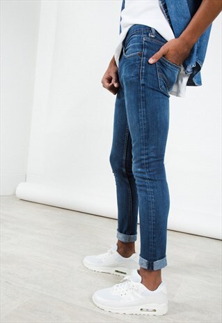 VINTAGE 80S LEVI'S BASIC SKINNY JEANS / 0214