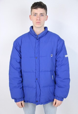 VINTAGE 90S BLUE PADDED JACKET