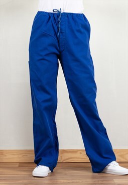 Vintage 80's Work Chore Pants in Blue