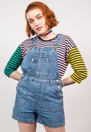VINTAGE 90'S DENIM DUNGAREES