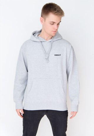 GREY DONUT HOODIE