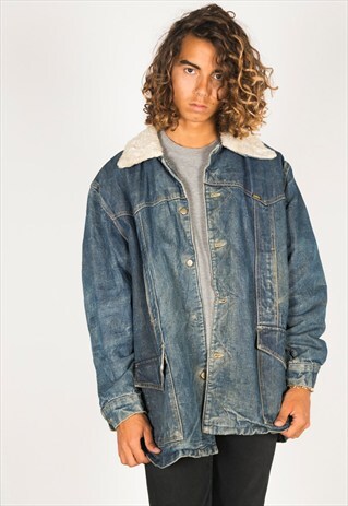 VINTAGE 80S LEE WINTER SHEEPSKIN JACKET / R2200R086