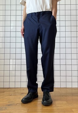 Vintage PRADA Pants Trousers Suit Navy Blue 