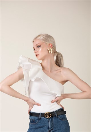"OLIMPIA" - ONE SHOULDER BODYSUIT