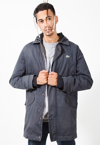 UNIQUE VINTAGE LACOSTE PARKA COAT / S2266