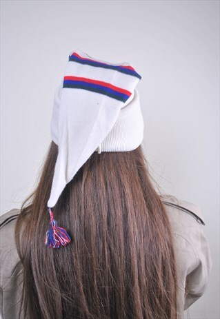 STRIPED WINTER HAT, FUNNY ELF HAT, COSTUME ACCESSORIES, ONE