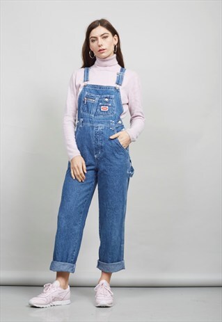 VINTAGE 90'S REVOLT BLUE DUNGAREES