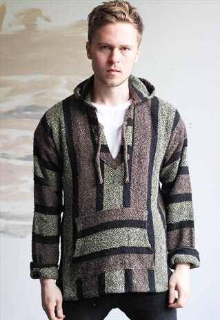 VINTAGE BAJA MEXICAN HOODIE