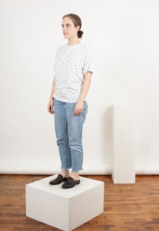 FLORAL PASTEL TEE / BOXY SUMMER SHIRT
