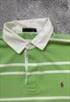 VINTAGE RALPH LAUREN CROPPED POLO LONGSLEEVE SHIRT