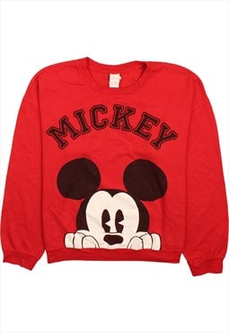 Disney 90's Mickey Mouse Crew Neck Sweatshirt XXLarge (2XL) 