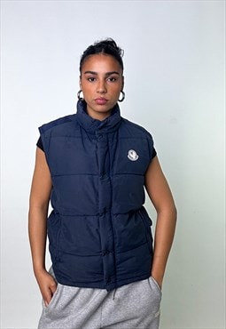 Navy Blue 90s Moncler Grenoble Puffer Jacket Coat