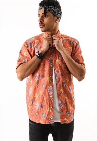 VINTAGE PATTERN SHIRT PSAW2264D