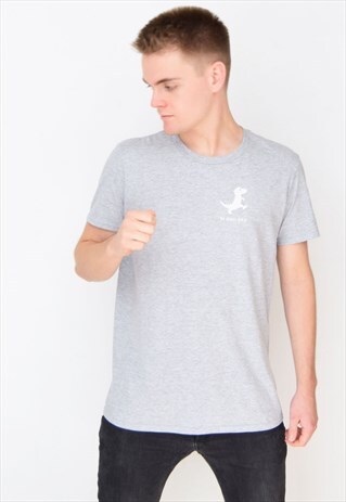 GREY TI AMO REX (WHITE) T-SHIRT