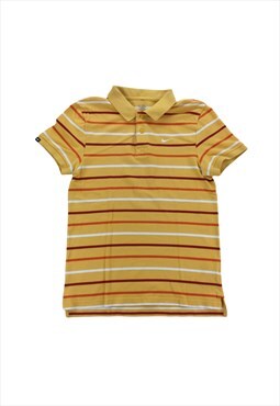 Vintage Nike Striped Polo Shirt