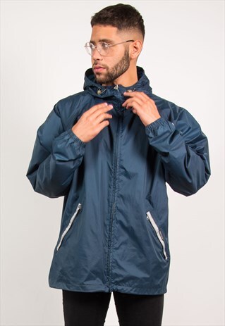 VINTAGE WATERPROOF CAGOULE RAIN JACKET