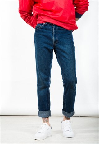 VINTAGE 80S LEVI'S DENIM JEANS RAW DENIM / 0210
