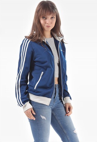 ADIDAS VINTAGE ADIDAS 80S BOMBER JACKET TRACK