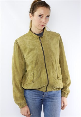 BOMBER JACKET SUEDE / BOMBER JACKET / SUEDE BOMBER JACKET