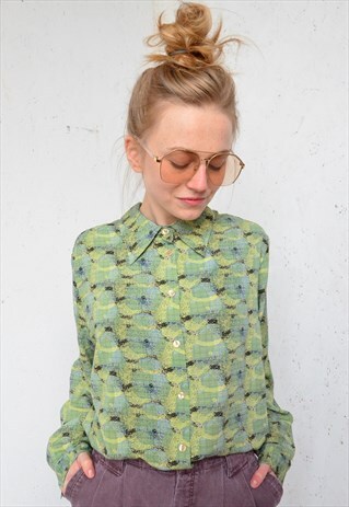 90S VINTAGE GREEN SHIRT