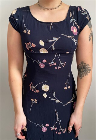 dresses y2k asos marketplace floaty sheer 90s maxi layer floral double dress