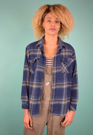 VINTAGE 90'S DICKIES CHECKED SHIRT