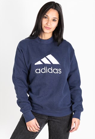 VINTAGE 80S ADIDAS CREWNECK SWEATSHIRT / S2087