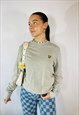 VINTAGE 90S LYLE & SCOTT SIZE M SWEATSHIRT IN GREY