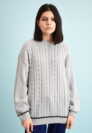 90'S RETRO NEUTRAL OVERSIZED DADS KNIT JUMPER