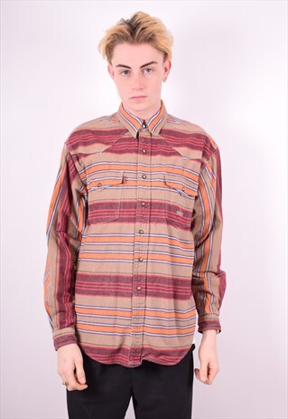 MENS VINTAGE SHIRT LARGE MULTI 90'S