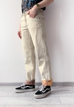 Vintage 00's Y2K Reworked Bleach Dyed Skate Straight Jeans
